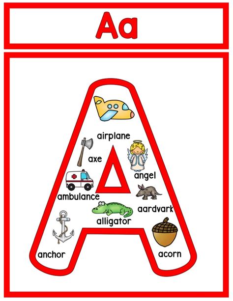 Printable Alphabet Anchor Chart